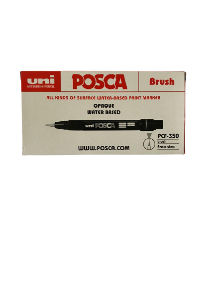 Marcador de Pintura Acrílica Uni-Posca Punta Pincel PCF-350