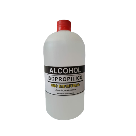 Alcohol Isopropilico al 99.9% para desinfección (1 litro)