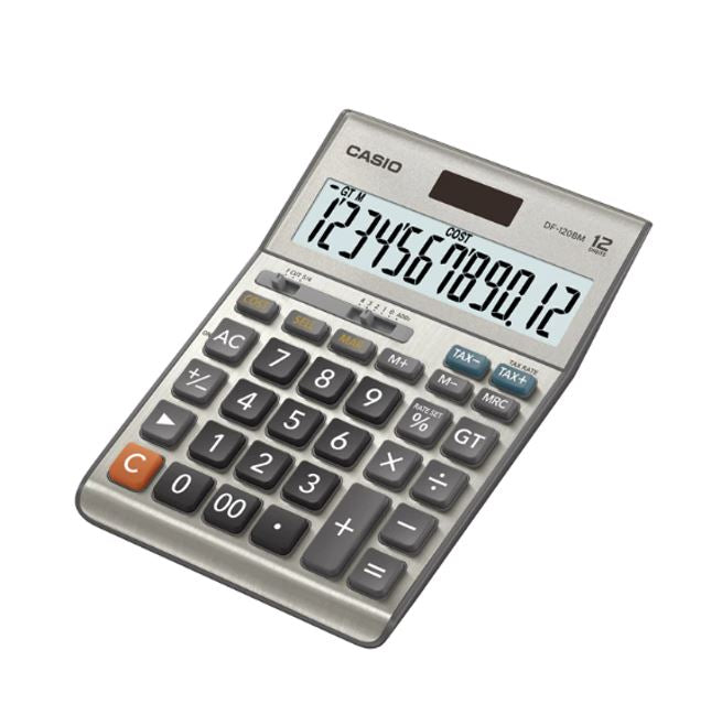 Calculadora de escritorio grande 12 dígitos DF-120BM Casio