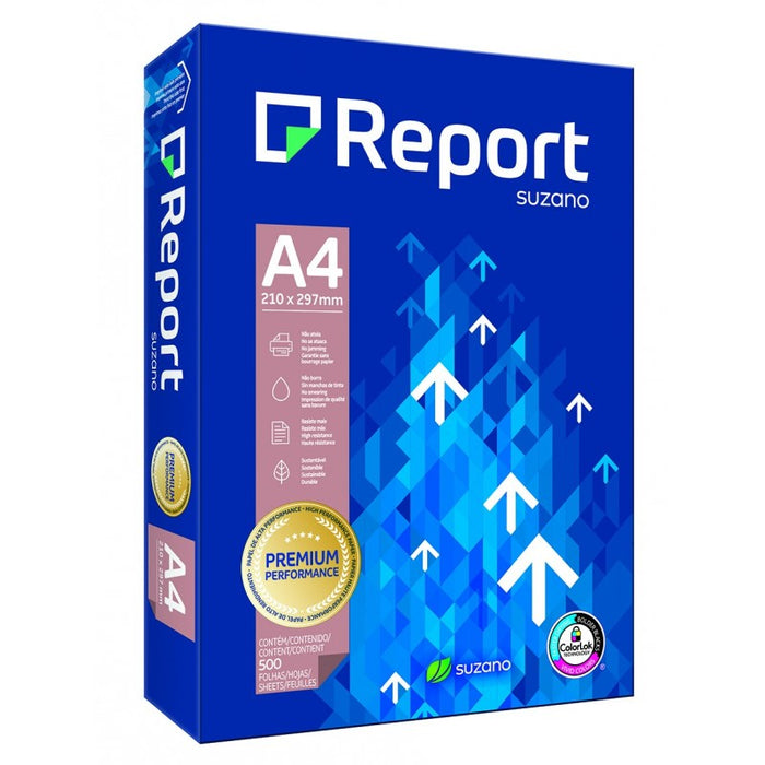 Papel Bond Tamaño A4 75 Grs Report (500 hojas)